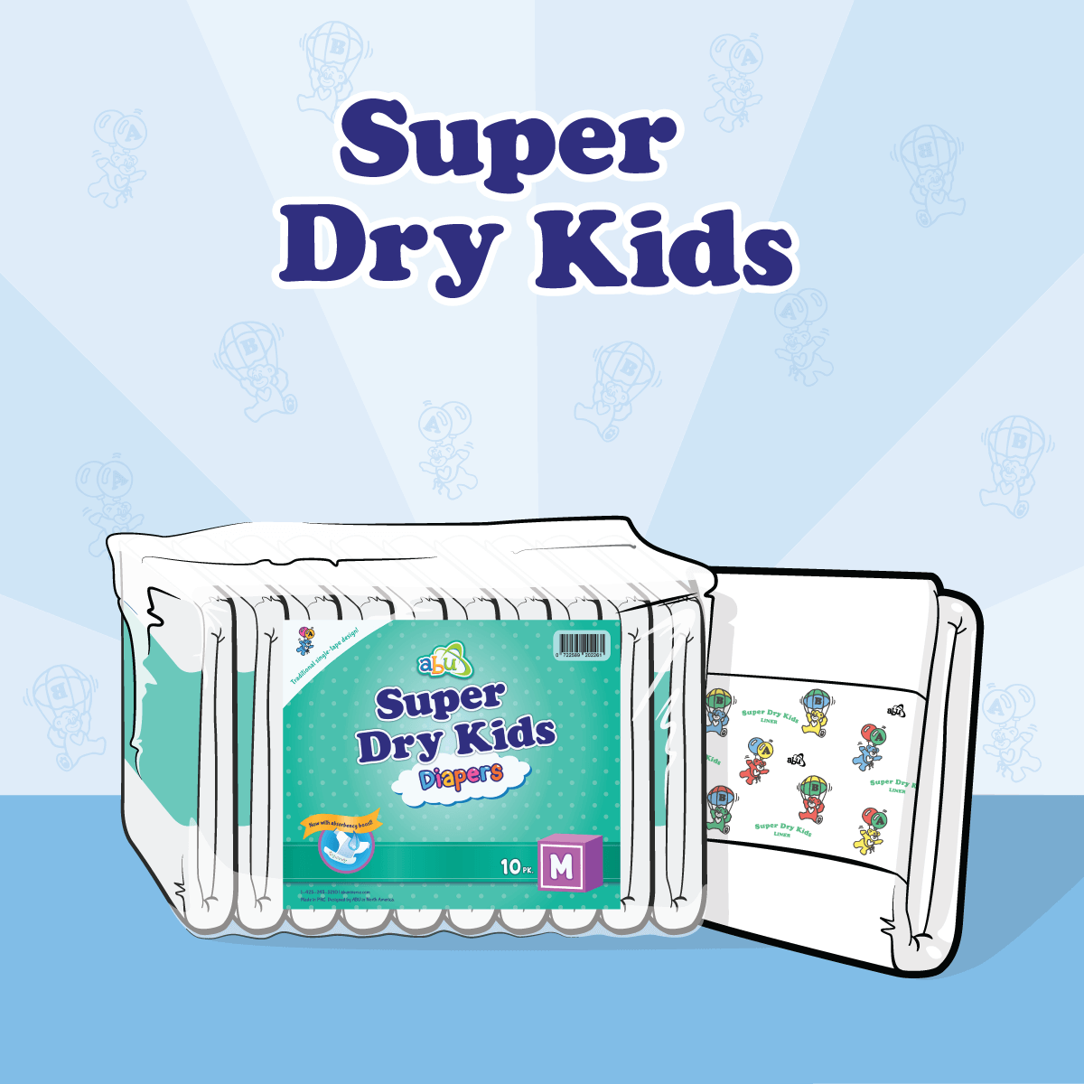 ABUniverse Super Dry Kids